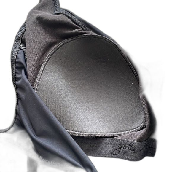 Gottex Black Contour Lattice Square Neck One Piece Swimsuit Size 10. - Picture 6 of 8